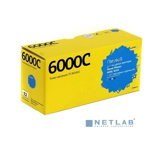 T2 106R01631 (TC-X6000C) для Xerox Phaser 6000/6010 (1000 стр.) голубой, с чипом