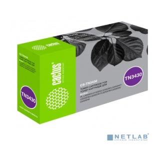 Картридж лазерный Cactus CS-TN3430 черный (3000стр.) для Brother HL L5000/5100/5200/6250/6300/6400