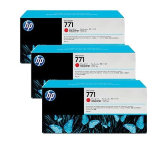 Cartridge HP 771C для DesignJet Z6200, пурпурный, тройная упаковка B6Y09A (3*775мл) (просрочен рекомендуемый срок годности!!)