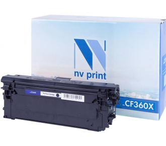 NV Print CF360X Тонер Картридж для LaserJet Color M552dn/M553dn/M553n/M553x/MFP-M577dn/M577f/Flow M577c (12500k), Black