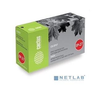 CACTUS EP-27 Картридж (CS-EP27S) для LBP3200 MF3220 Series LaserBase MF3110/3200/5600/5700
