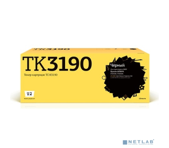 T2 TK-3190 Картридж (TC-K3190) для Kyocera для ECOSYS P3055dn/3060dn (25000k), с чипом