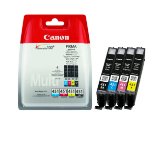 К-ж CANON CLI-451 C/M/Y/BK для PIXMA iP7240/MG63 мульти-упаковка