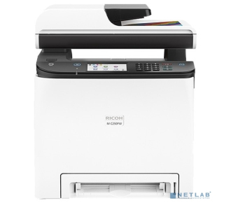 Ricoh M C250FW МФУ, A4, цветное лазерное, 256Мб, 25стр/мин, дуплекс, факс, SPDF50, PCL, PS3, LAN, WiFi, старт.картр.(1000стр), самозапуск (408329)
