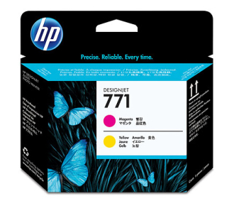 Печатающая головка HP 771 пурпурная и жёлтая (2500 стр)