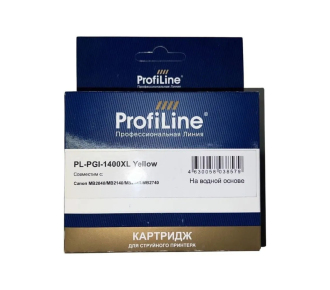 Струйный картридж PGI-1400XLY с чернилами Yellow ProfiLine