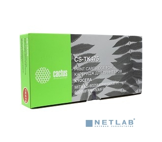 CACTUS TK-475 Тонер-картридж CS-TK475 для принтеров FS-6025MFP/6025MFP/B/FS-6030MFP 15000 страниц.