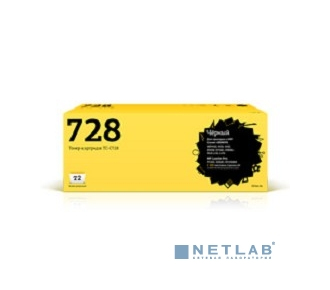 T2 Cartridge 728/CE278A Картридж (TC-C728) для i-SENSYS MF4410/MF4430/MF4450/MF4550d/MF4570dn/MF4580dn/HP LaserJet Pro P1566/P1606dn/M1536dnf (2100 стр.)