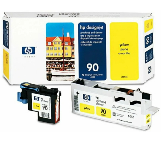 Печатающая головка HP 90 желтая