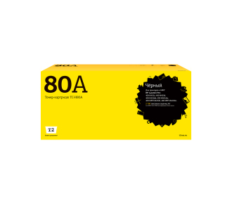 T2 CF280A Картридж (TC-H80A) для LaserJet Pro 400 M401a/400 M401d/400 M401dn/400 M401dw/400 MFP M425dn/400 MFP M425dw (2700 стр.) с чипом