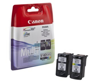 К-ж CANON PG-510+CL-511 к PIXMA MP240/260/320/330 набор цветной +черный