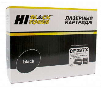 Hi-Black CF287X Картридж для HP LJ M506dn/M506x/M527dn/M527f/M527c, 15K