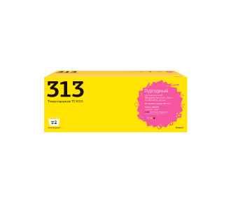 T2 CE313A Картридж (TC-H313) для LaserJet CP1025/1025nw/Pro100MFP M175A/Pro100 M175nw/i-Sensys LBP7010C/LBP7018C Cartrige 729M (1000стр.) пурпурный с чипом
