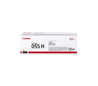 Тонер CANON 055H Y увеличенный желтый для MF746Cx, LBP664Cx (3017C002)