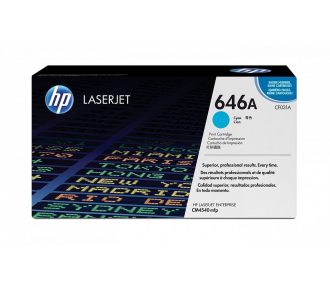 Картридж HP 646A лазерный голубой (12500 стр)