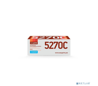 Easyprint TK-5270C Тонер-картридж LK-5270C для Kyocera EcoSys M6230cidn/P6230cdn/M6630cidn , C, 6K