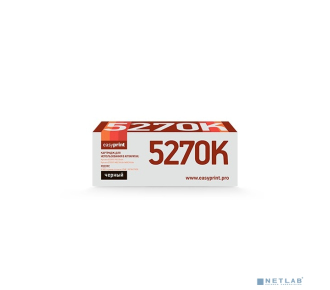 Easyprint TK-5270BK Тонер-картридж LK-5270K для Kyocera EcoSys M6230cidn/P6230cdn/M6630cidn , Bk, 8K